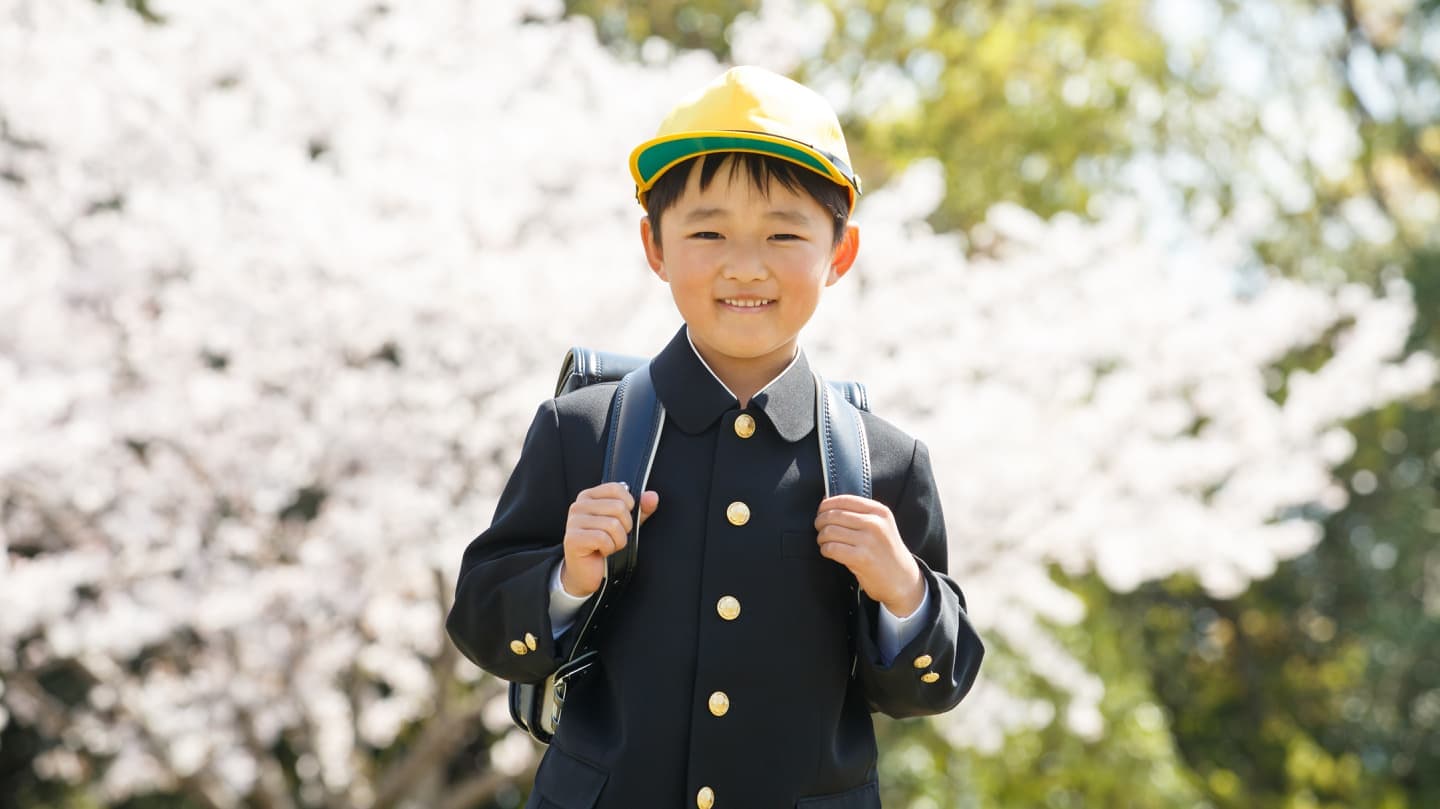 小学校入学の男の子